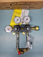 Cornelius CO2 Beverage Double Regulator Pressure Gauge Assembly 318740000 picture