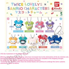 TWICE LOVELYS SANRIO CHARACTER Mascot Charm Figure Capsule Toy JAPAN Bandai picture