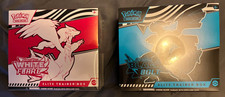 Pokemon Black Bolt and White Flare Elite Trainer Box ETB Set of 2 FACTORY SEALED picture