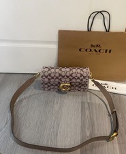 Tabby Shoulder Bag 26 Crystal Signature Jacquard (Beige) CDZ34 Shoulder Bag picture