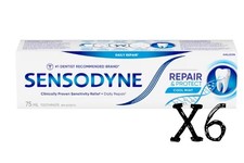 Sensodyne Repair & Protect MINT Daily Repair Toothpaste 75ml x6 Novamin Canada picture