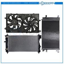 Electric Radiator Condenser Cooling Fan Kit For 2014-2017 Chevrolet Impala picture