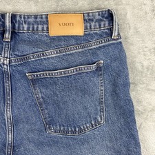 Vuori Vintage Jean Classic Fit Men 34X30 Medium Wash Denim Jeans Straight Leg picture
