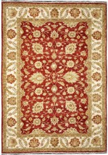 6x8' Rust Color Vegetable Dyed Chobi Rug 73643 picture