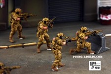 Homemade 1/72 U.S. Navy SEALs 6-Persons Team Finished Painted Model Ornament  picture