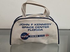 Vintage 1970s/80s NASA TWA Kennedy Space Center Florida Mini Souvenir Flight Bag picture