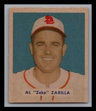 1949 Bowman Baseball #156 Al Zarilla RC - Gray Back VG picture