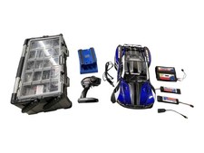 Traxxas Slash 1/10 RC Truck W/ TQi Remote Onyx Charger Case (OE-JEM) (PPJ064042) picture