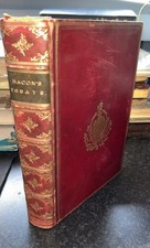 BACONS ESSAYS WITH ANNOTATIONS by R WHATELY - 1888 - LEATHER picture
