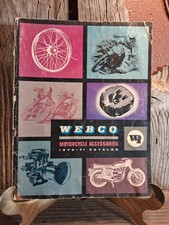 WEBCO Motorcycle Accessories 1970-71 Catalog Vintage Racing Triumph Harley AMA picture