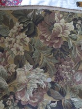 5176.  Multicolor FLORAL JACQUARD TAPESTRY Upholstery FABRIC - 55
