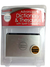 Franklin Merriam Webster Advanced Dictionary Thesaurus Spell Correction MWD1500 picture