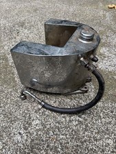 Vintage Harley Chrome Oil Bag Panhead Knucklehead Shovelhead Chopper Davidson picture