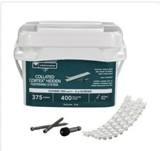 Veranda Collated Cortex Hidden Fastening System 375 Screw 400 White Plugs picture