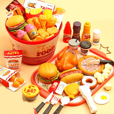 Food Toy Play Food Set Kids Toy Kitchen Accessory Pretend Food for Toddlers picture