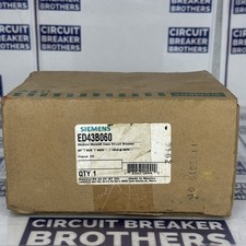 Siemens ED43B060 60 Amp 480V 3 Pole Circuit Breaker-Warranty (New In Box) picture