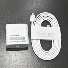 Original Samsung 45 Watts USB-C Super Fast Charging Wall Charger & USB-C Cable picture