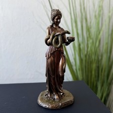Hygieia Greek Goddess of Health Statue Bronze Finish Home Decor Gift Veronese picture