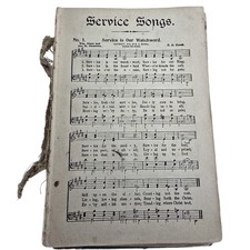 Service Songs Christian Hymnal Piano Choir Songbook E O Excell 1910s Antique picture