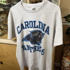 1993 Remake Carolina Panthers NFL Football Team Logo Ash T shirt HN6495 picture