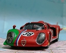 Alfa Romeo 33/2 Daytona 2000 Spyder Coupe 67, 1/43 Scale Diecast, Italy 1990s picture