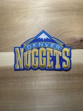 Vintage 3.5” Denver Nuggets Embroidered Iron On Patch picture