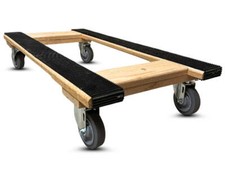 Premium Solid Oak Wooden Furniture H-Frame Dolly for Movers - 18