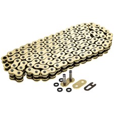 NICHE Gold 520 X-Ring Chain 118 Links With Connecting Master Link Motorcycle picture