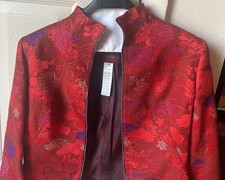 Kenzo jacquard floral zip-up jacket picture