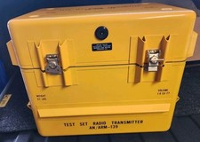 RARE OLD TEST SET DETECTING SET AN/ARM 139 CABINET CASE AIRCRAFT LOOKS GREAT picture