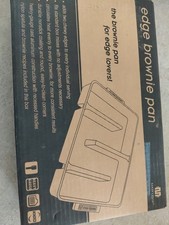 Original Baker's Edge All Edges Brownie Pan Non-Stick Made In USA No Spatula  picture