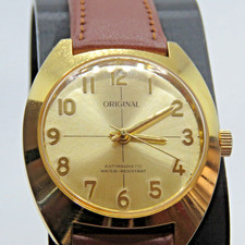 Mint Vintage Original Antimagnetic Men's Watch Rare Crosshair Dial Retro Classic picture