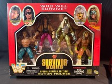 WWF Survivor Series Jakks Box Set Shawn Michaels Bret Hart Goldust Warrior 1996 picture