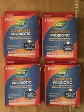Natures Way Complete Probiotic Pearls Lot Of 4 Boxes 120 Total Pearls Ex 05/27 picture