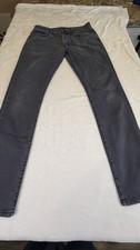 Neuw Stockholm Melbourne 2009 Jeans Mens 34x36 Gray Slim Tapered Stretch picture