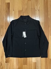 Uniqlo Ultra Stretch Shirt Jacket Black Medium picture