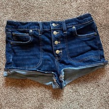 American-eagle-outfitters Women's Navy and Blue Shorts picture
