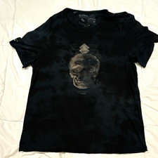 Buffalo David Bitton Men's Black Skull Graphic Print Crew Neck Tee XL picture