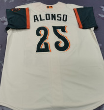 Pete Alonso #25 BAL Orioles City Connect Cream Cool Base Sewn Stitched Jersey. picture