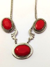 Vintage Czech Glass Necklace, 1930's, Vintage Jewelry picture