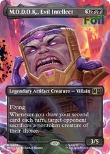MTG MSC *FOIL* R M.O.D.O.K., Evil Intellect (Borderless) #509 NM picture