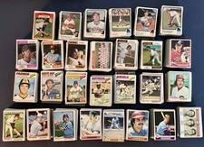 Huge (2100+) 1972, 1973, 1974, 1976, 1977, 78, 79 Topps Vintage Lot VG To EX-MT picture