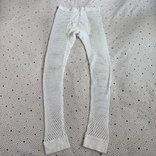 Vintage 1960s EKT Fishnet Thermal Long John’s Men’s Large White Cotton Norway picture