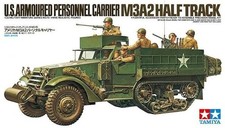 Tamiya 35070 WWII U.S. M3A2 Personnel Carrier Half Track plastic model kit 1/35 picture