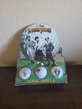 Vintage NOS Salamander Co. The Three Stooges Golf Balls Moe Larry Curly 1996 picture
