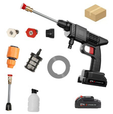 21V Cordless Pressure Washer Electric Car Washing Cleaning Tool with 1 Battery picture