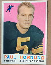 Topps 1959 Topps - Paul Hornung Green Bay Packers #82 Base Set Football picture