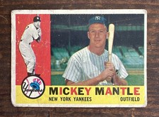 1960 Topps Mickey Mantle.  #350 picture