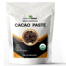 Mayan's Secret Raw Cacao Paste Wafers 1lb, USDA Organic Parve Vegan Non-GMO picture