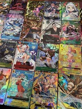One Piece TCG Card Lot 100 AUTHENTIC Cards - Guaranteed Foils + Super Rares picture
